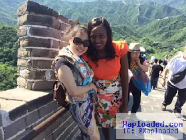 Kenyan girl who photoshopped herself into photos of tourist attraction sites in China goes on a real tour